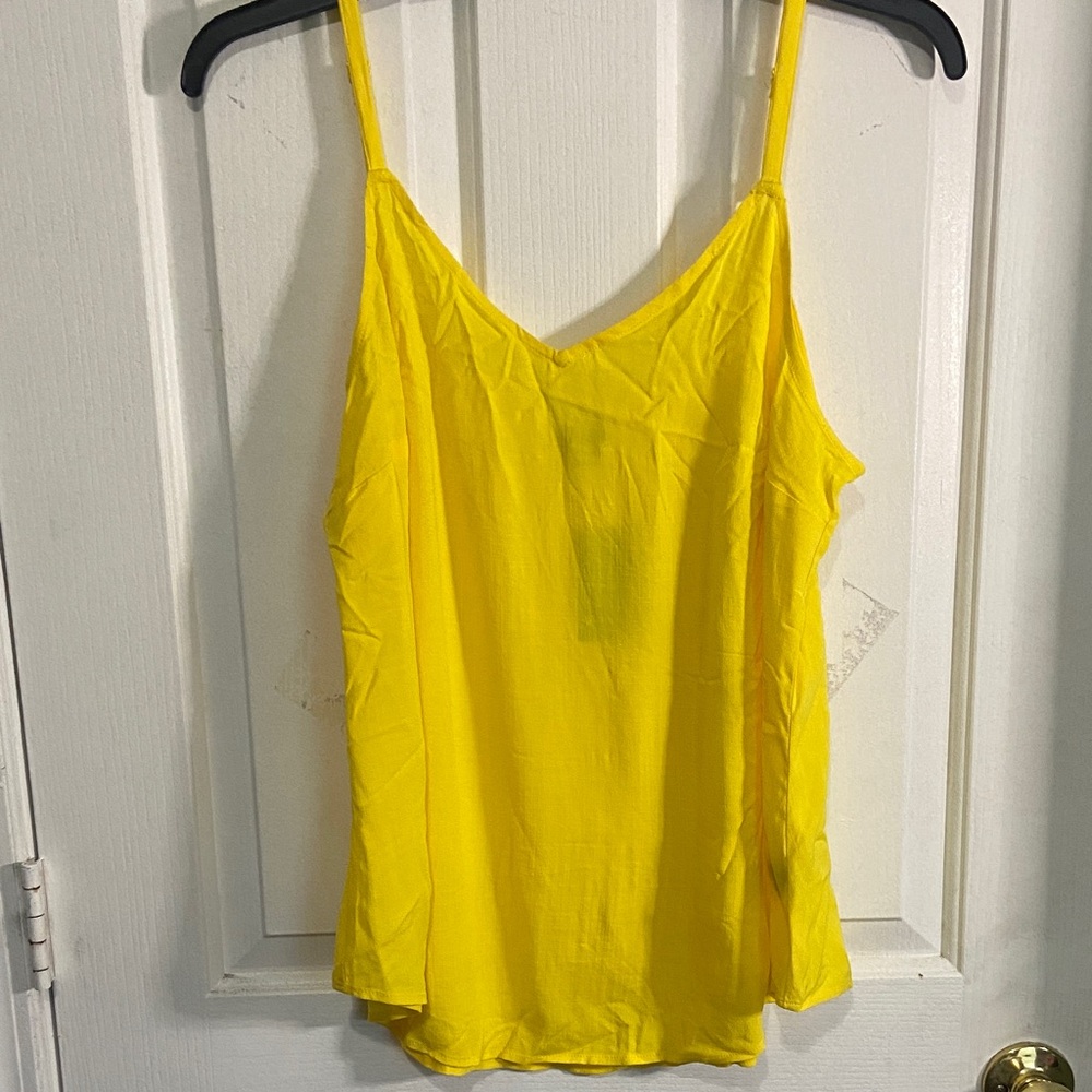 torrid Bright Yellow V-Neck Spaghetti Strap Camisole